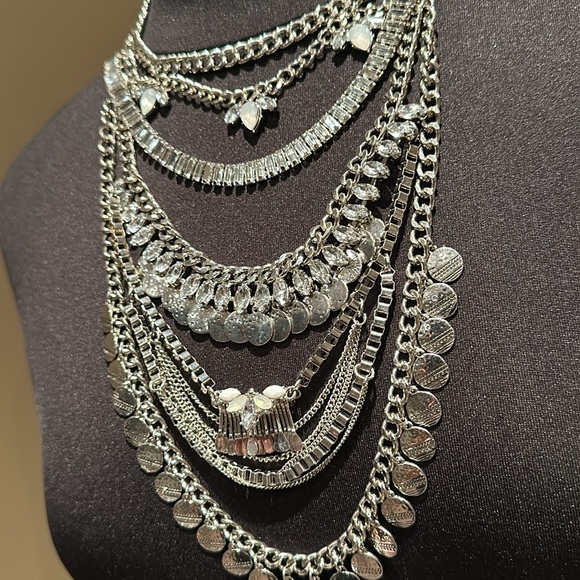 BCBGENERATION Layered Chain & Coin Necklace - Picture 5 of 11